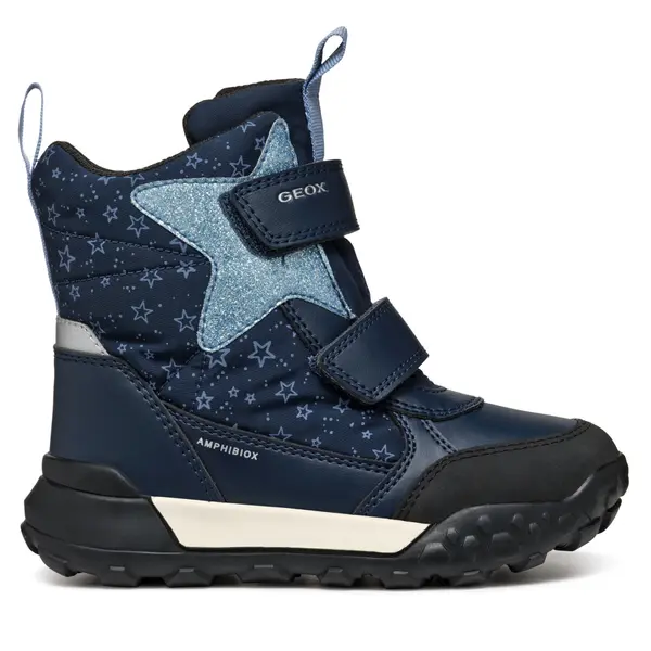 Geox Čizme za snijeg Geox J Trekkyup Girl B Ab J46M7C 0MNBC CF44Y D Tamnoplava