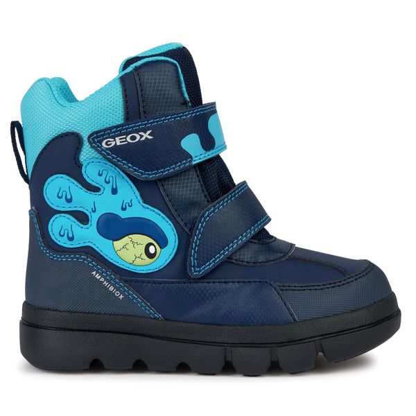 Geox Čizme za snijeg Geox J Willaboom Boy B Ab J36LFA 050FU CF4N4 M Navy/Turquoise