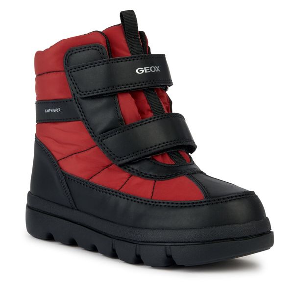 Geox Čizme za snijeg Geox J Willaboom Boy B Ab J36LFB 0FU54 C0020 S Red/Black
