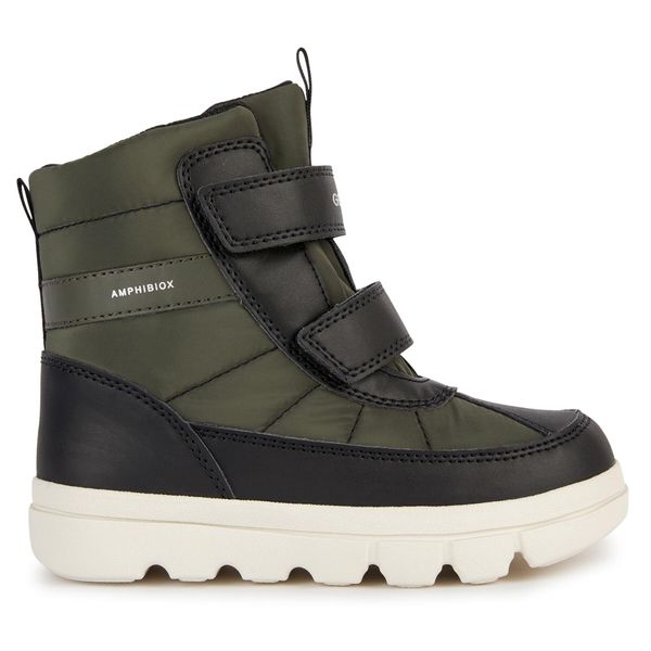 Geox Čizme za snijeg Geox J Willaboom Boy B Ab J36LFB 0FU54 C0033 S Black/Military