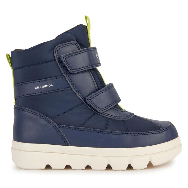 Geox Čizme za snijeg Geox J Willaboom Boy B Ab J36LFB 0FU54 C0749 S Navy/Lime
