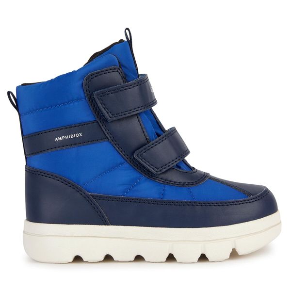 Geox Čizme za snijeg Geox J Willaboom Boy B Ab J36LFB 0FU54 C4227 S Royal/Navy