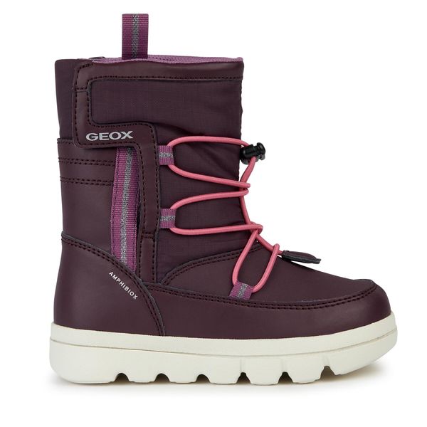 Geox Čizme za snijeg Geox J Willaboom Girl B A J36HWC 054FU CF88N D Prune/Fuchsia