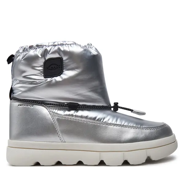 Geox Čizme za snijeg Geox J WILLABOOM GIRL B A J46HWE 0LVNF C0474 S Srebrna