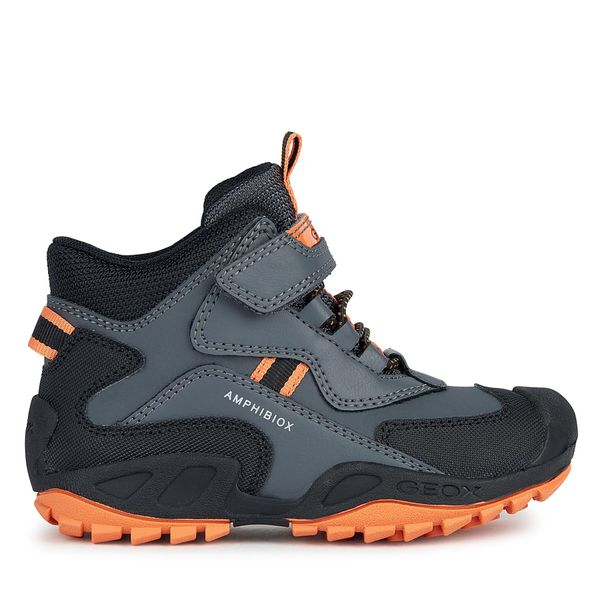 Geox Čizme za snijeg Geox Jr New Savage B Abx J261WB 050BU C0904 D Dk Grey/Orange