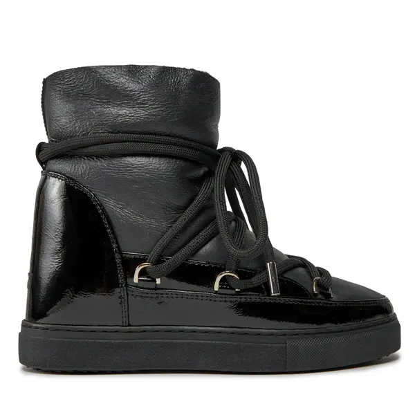 Inuikii Čizme za snijeg Inuikii Gloss Wedge 75203-007 Crna