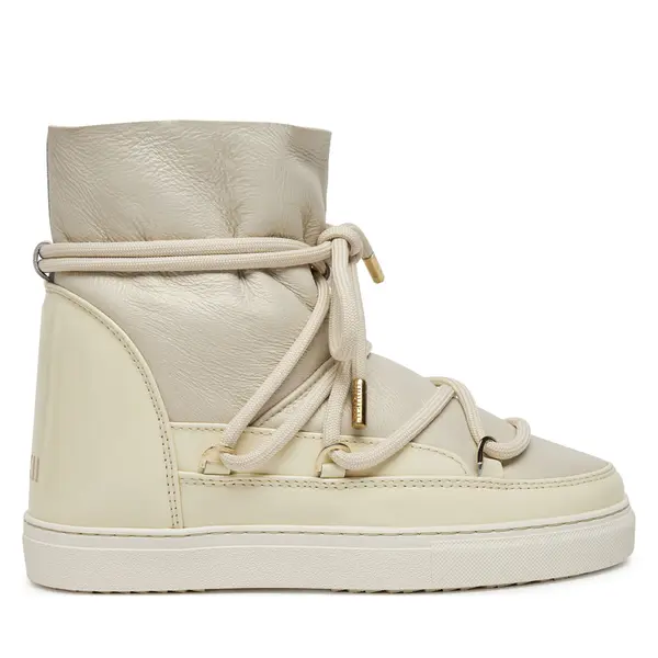 Inuikii Čizme za snijeg Inuikii Gloss Wedge 75203-007 Écru