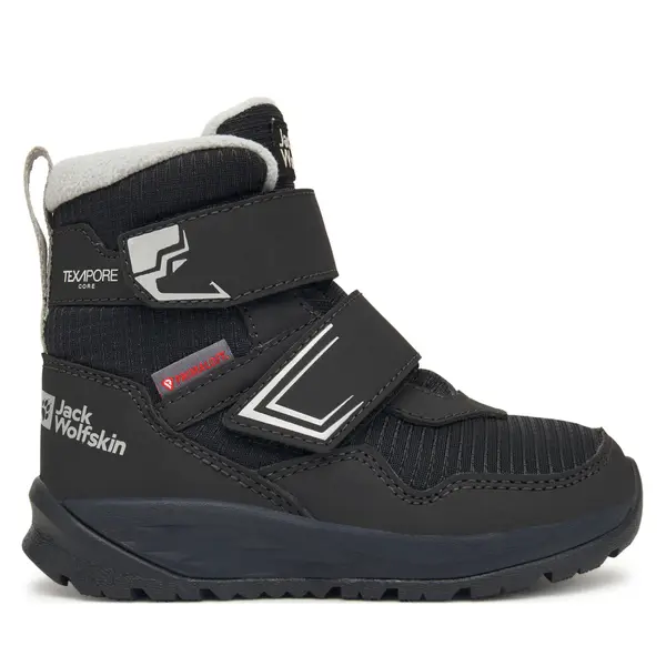 Jack Wolfskin Čizme za snijeg Jack Wolfskin Polar Bear B Texapore Mid VC K A62144 Crna