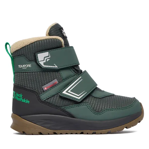 Jack Wolfskin Čizme za snijeg Jack Wolfskin Polar Bear B Texapore Mid VC K A62144 E0206 Zelena