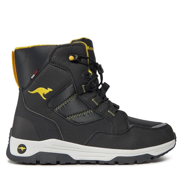 KangaRoos Čizme za snijeg KangaRoos K-Mj North Rtx 18928 000 5062 Jet Black/Neon Yellow