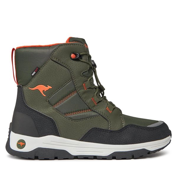 KangaRoos Čizme za snijeg KangaRoos K-Mj North Rtx 18928 000 8090 Military Green/Flame