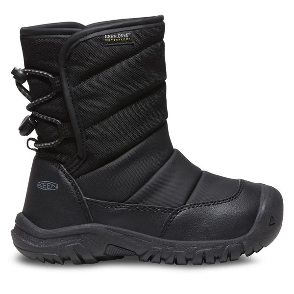 Keen Čizme za snijeg Keen Puffrider Wp 1028022-10 Black/Steel Grey