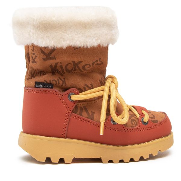 Kickers Čizme za snijeg Kickers Kickneosnow Kid 911531-30 M Camel Rouille 114