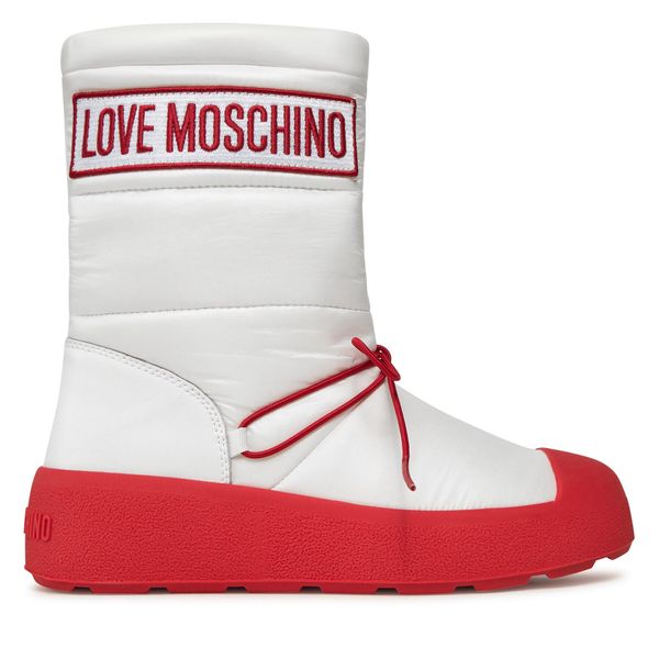 LOVE MOSCHINO Čizme za snijeg LOVE MOSCHINO JA15855H0HIN010B Bian/Rosso