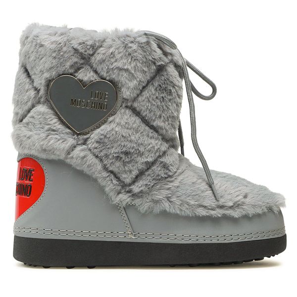 LOVE MOSCHINO Čizme za snijeg LOVE MOSCHINO JA24242G0HJW0020 Grigio