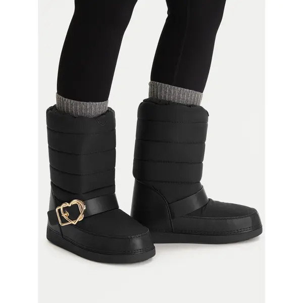 Love Moschino Čizme za snijeg LOVE MOSCHINO JA24442G0NISK00B Crna