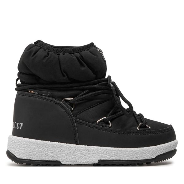 Moon Boot Čizme za snijeg Moon Boot Jr Girl Low Nylon Wp 34051800001 Black