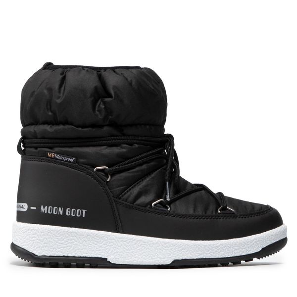 Moon Boot Čizme za snijeg Moon Boot Jr Girl Low Nylon Wp 34051800001 D Black