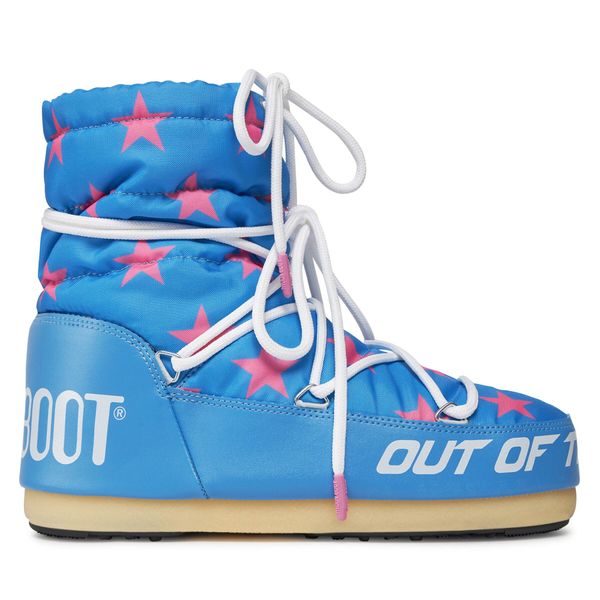 Moon Boot Čizme za snijeg Moon Boot Light Low Stars 14601700001 Alaskan Blue / Pink 001