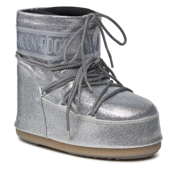 Moon Boot Čizme za snijeg Moon Boot Low Glitter 14094400002 Silver 002