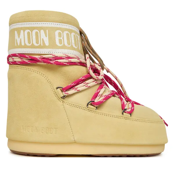 moon boot Čizme za snijeg Moon Boot Mb Icon Low Suede Laces 80D1409670 Žuta