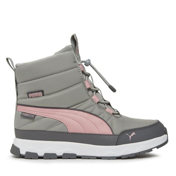 Puma Čizme za snijeg Puma Evolve Boot Puretex Jr 392647 03 Smokey Gray-Future Pink-Puma White