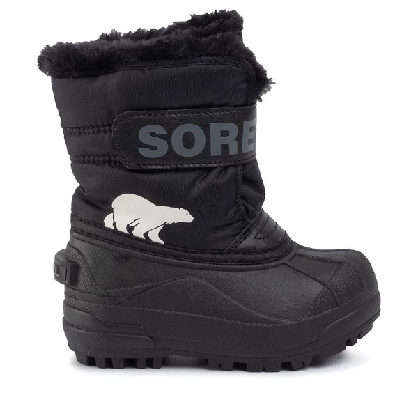 Sorel Čizme za snijeg Sorel Childrens Snow Commander NC1960 Black/Charcoal 010