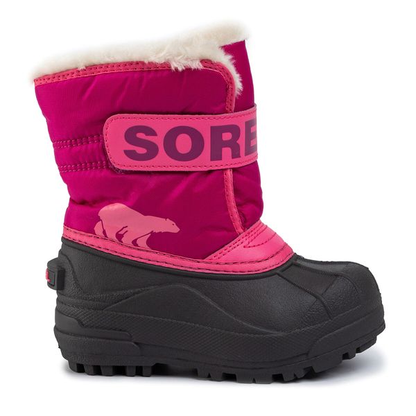 Sorel Čizme za snijeg Sorel Childrens Snow Commander NC1960 Tropic Pink/Deep Blush 652
