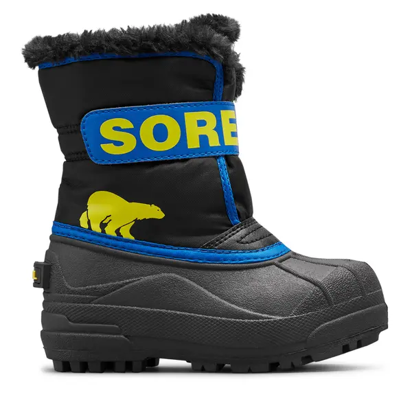 Sorel Čizme za snijeg Sorel Childrens Snow Commander™ BootNC5190-001 Crna