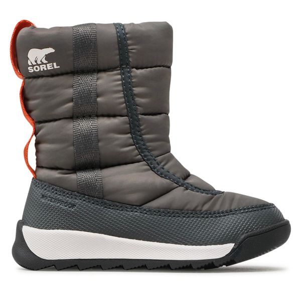 Sorel Čizme za snijeg Sorel Childrens Whitney II Puff Mid Wp NC3873 Quarry/Sea Salt 054