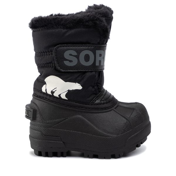 Sorel Čizme za snijeg Sorel Toddler Snow Commander NV1960 Black/Charcoal 010