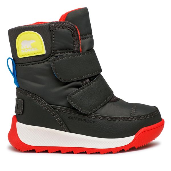 Sorel Čizme za snijeg Sorel Toodler Whitney II Strap Wp NV3919-093 Jet/Poppy Red