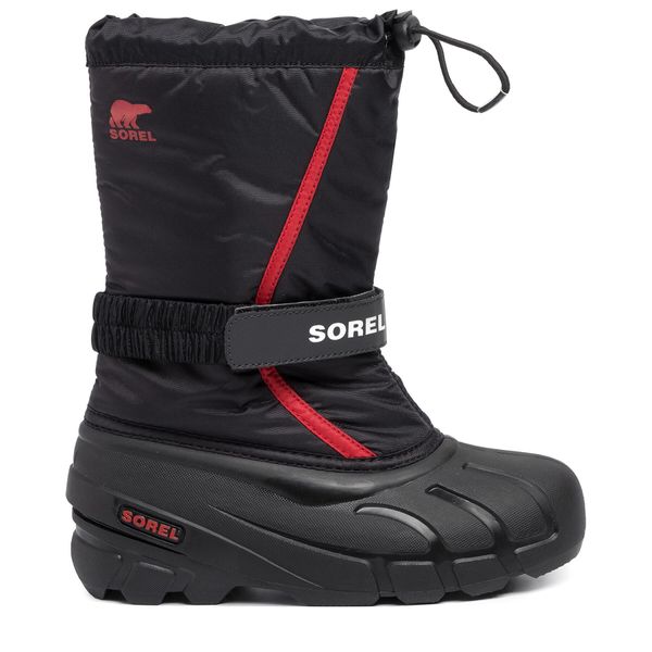 Sorel Čizme za snijeg Sorel Youth Flurry NY1965 Black/Bright Red 015