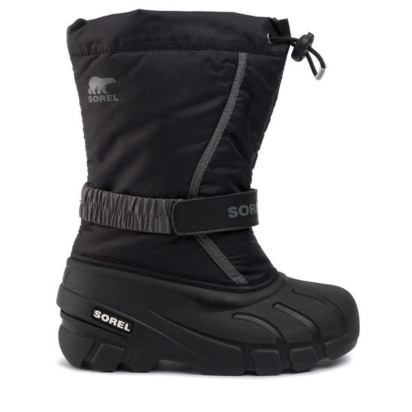 Sorel Čizme za snijeg Sorel Youth Flurry NY1965 Black/City Grey 016