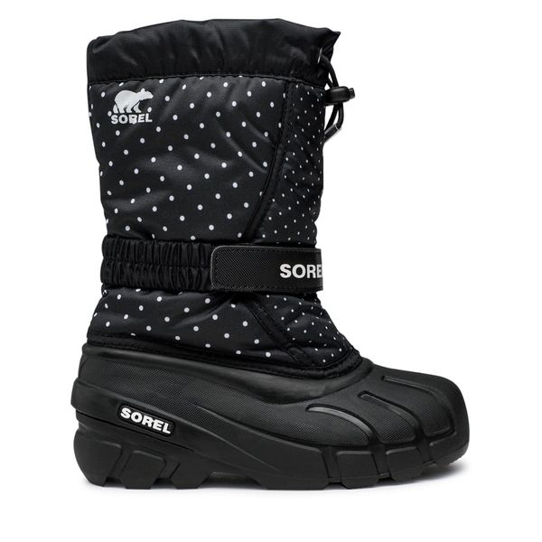 Sorel Čizme za snijeg Sorel Youth Flurry Print NY3503-010 Black