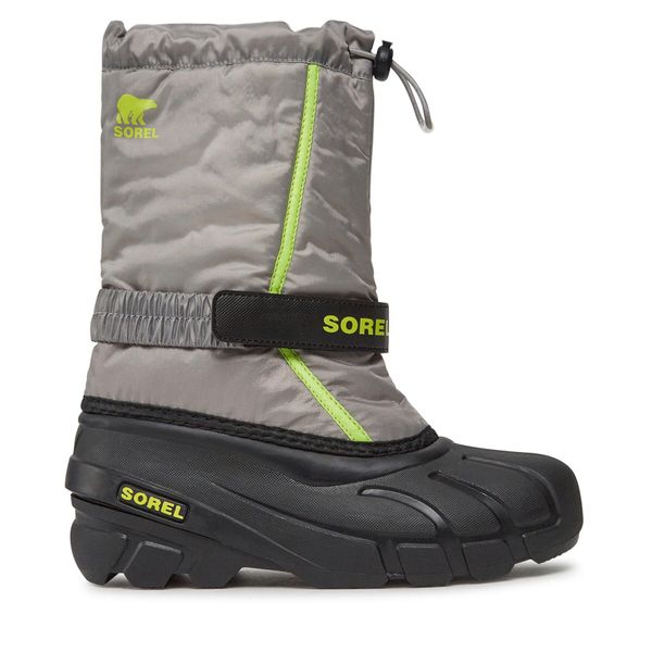 Sorel Čizme za snijeg Sorel Youth Flurry™ NY1965-062 Chrome Grey/Black