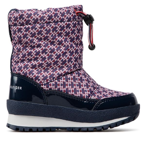 Tommy Hilfiger Čizme za snijeg Tommy Hilfiger Snow Boot T3A5-32435-1486 M Blue/Bordeaux X663