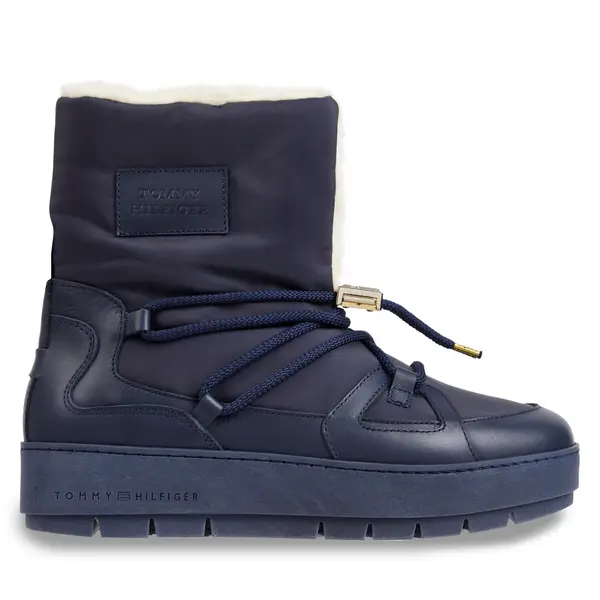 Tommy Hilfiger Čizme za snijeg Tommy Hilfiger Tommy Essential Snowboot FW0FW07504 Plava