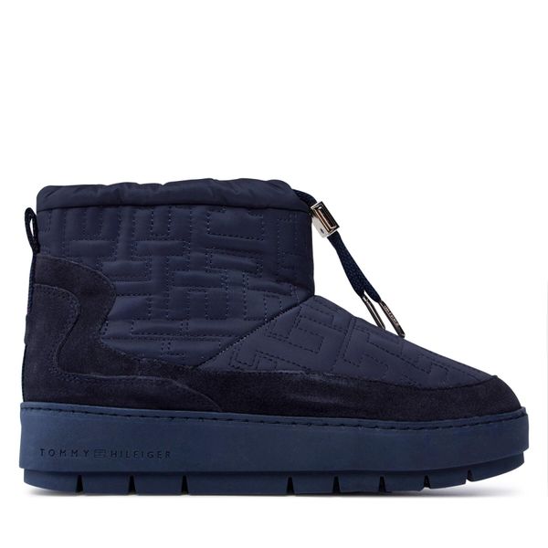 Tommy Hilfiger Čizme za snijeg Tommy Hilfiger Tommy Monogram Snowboot FW0FW07637 Space Blue DW6