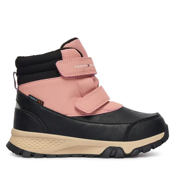 Tommy Hilfiger Čizme za snijeg Tommy Hilfiger Velcro Bootie T1A5-34048-1592 S Crna