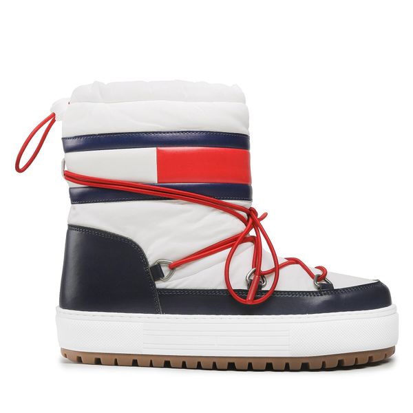 Tommy Jeans Čizme za snijeg Tommy Jeans Snowboot Low EN0EN02162 Red White Blue 0K4