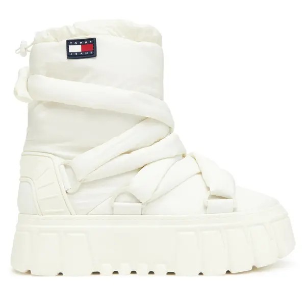 Tommy Jeans Čizme za snijeg Tommy Jeans Tjw Chunky Snow Boot Nylon EN0EN02842 Bijela