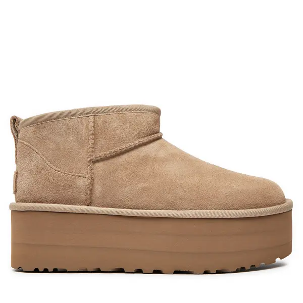 Ugg Čizme za snijeg Ugg Classic Ultra Mini Platform 1135092 Bež