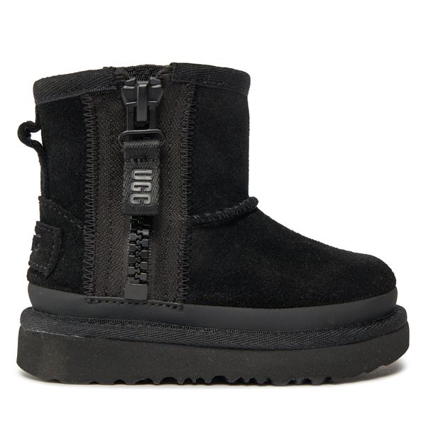 Ugg Čizme za snijeg Ugg T Classic Mini Ziper Tape Logo 1143699T Blk