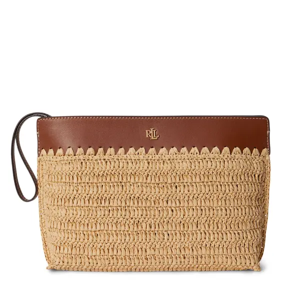 Lauren Ralph Lauren Clutch torbica LAUREN RALPH LAUREN 432P10519001 Smeđa