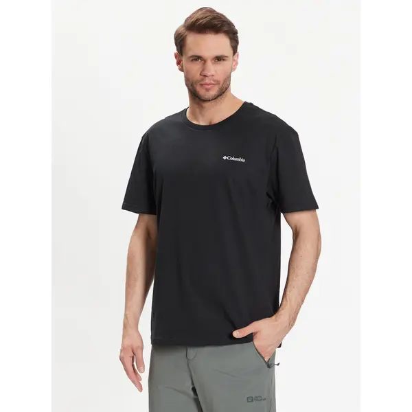 Columbia Columbia T-shirt Basic Logo 1680053 Crna Regular Fit