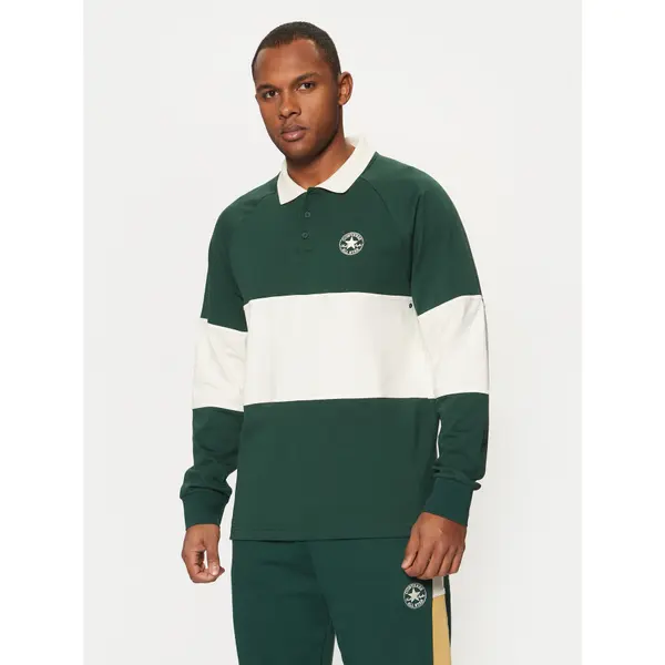 Converse Converse Polo Marquis Retro 10027563-A01 Zelena Regular Fit