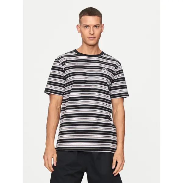 Converse Converse T-shirt M Loose Fit Striped Tee 10027159-A01 Crna Loose Fit