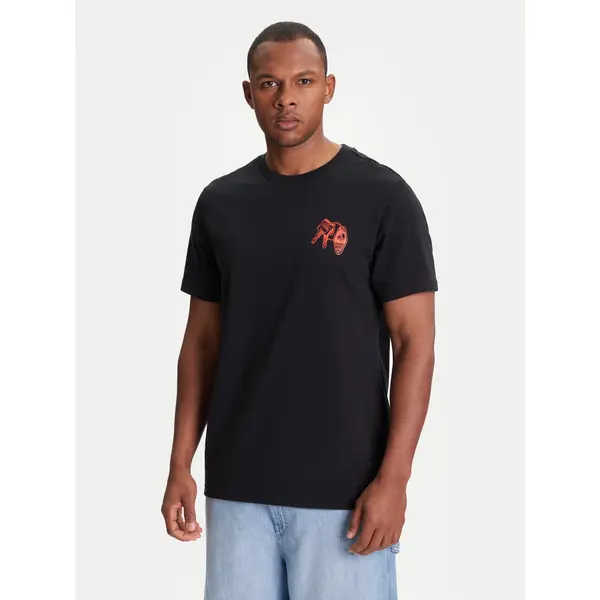 Converse Converse T-shirt Skeleton Party 10027726-A01 Crna Regular Fit