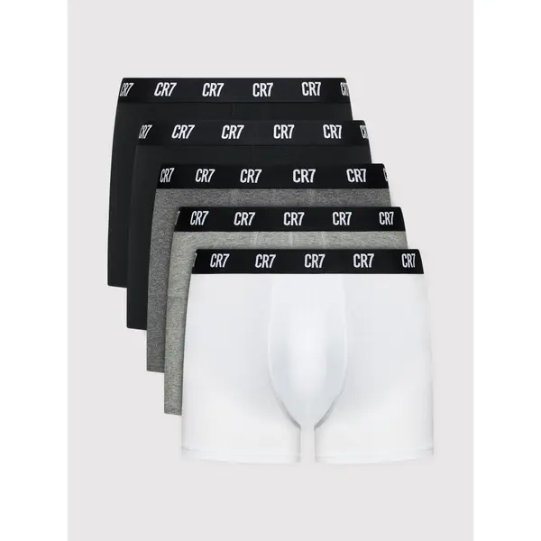 Cristiano Ronaldo CR7 Cristiano Ronaldo CR7 Set bokserica﻿ Basic Trunk 5-Pack 8106-49-2400 Siva